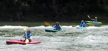 Kayaking on Shenandoah River