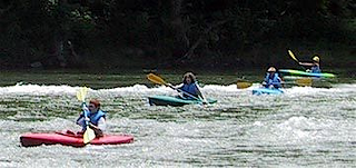 Kayaking on Shenandoah River