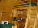 Kitchen area and loft