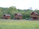The Angler, Drifter and Paddler River cabins