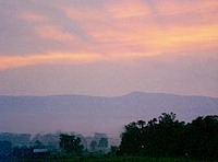sunset in Shenandoah Valley